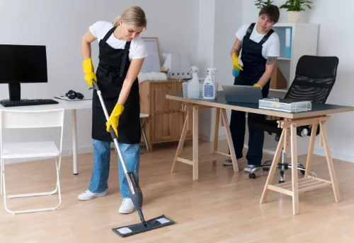 Nettoyage de bureau professionnel à la Fage-Montivernoux